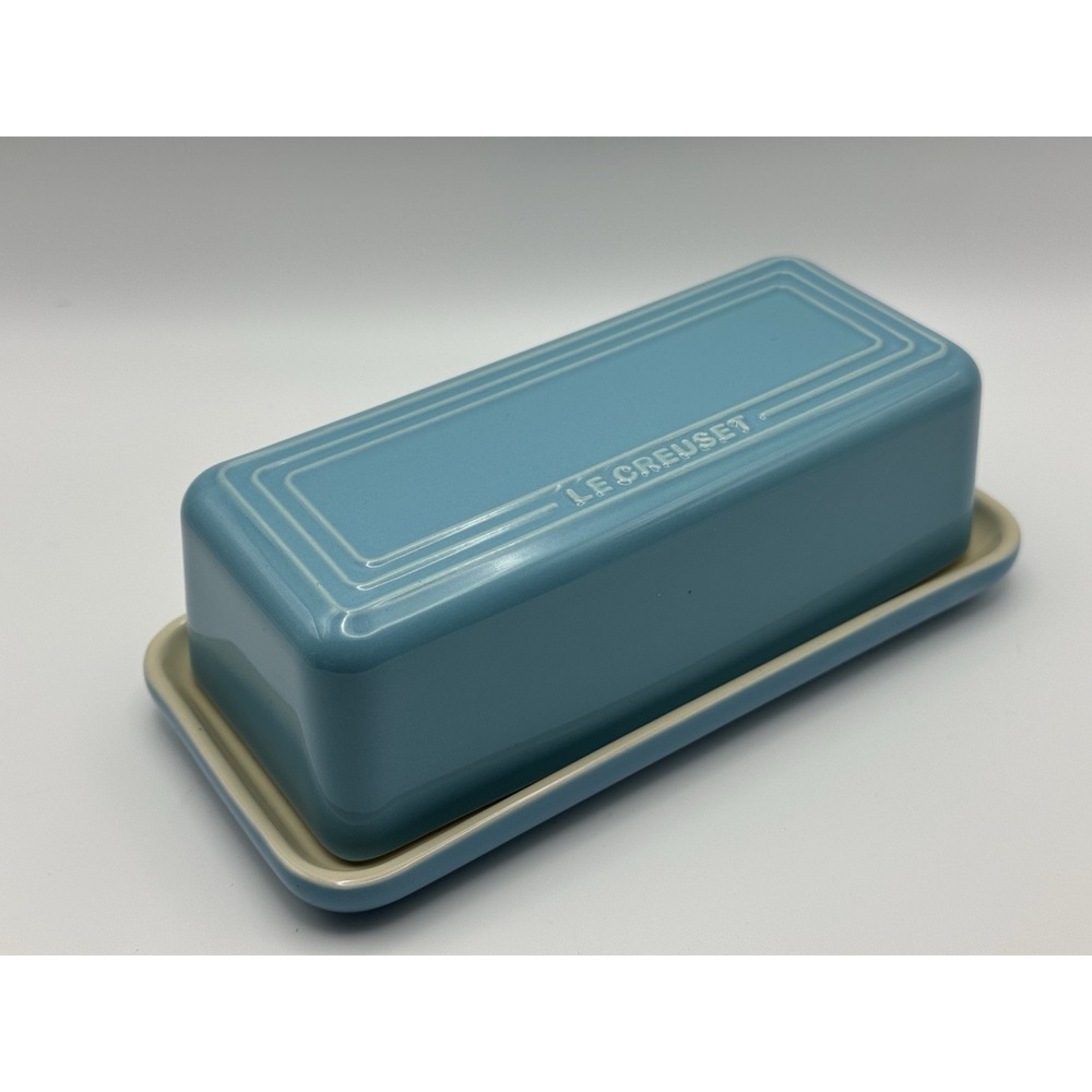 Le Creuset Signature Butter Dish Stoneware Turquoise